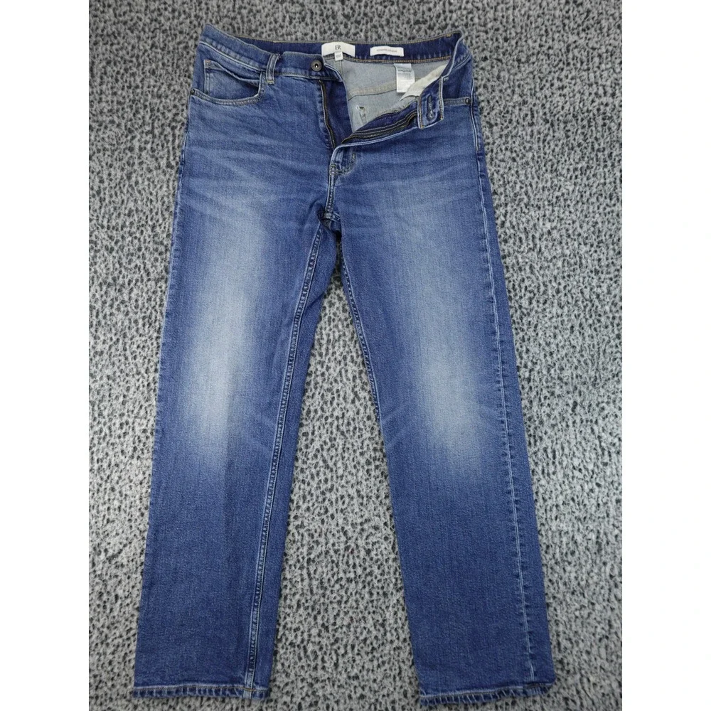 Banana Republic Authentic Straight Jeans‎ Mens 32x32 Blue Medium Wash Stretch